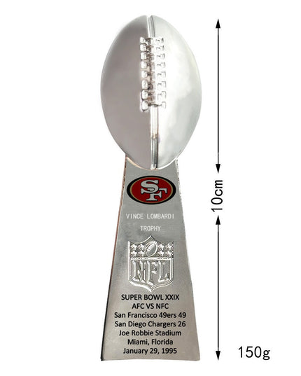 San Francisco 49ers Dynasty Era Ring & Trophy Set – Championship Replica Collector Display