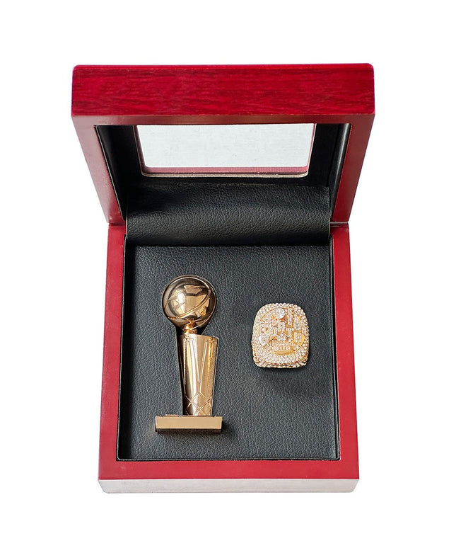 2019 Toronto Raptors Championship Ring and Trophy Set – Replica Collectible for Basketball Fans