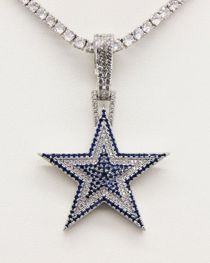 Dallas Cowboys Zircon Star Necklace –   Gift for Game Day, Birthday & Holiday