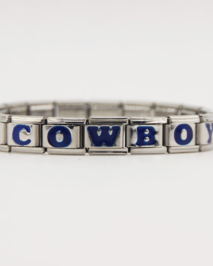 Dallas Cowboys Italian Charm Bracelet – DIY Custom Gift for Fans
