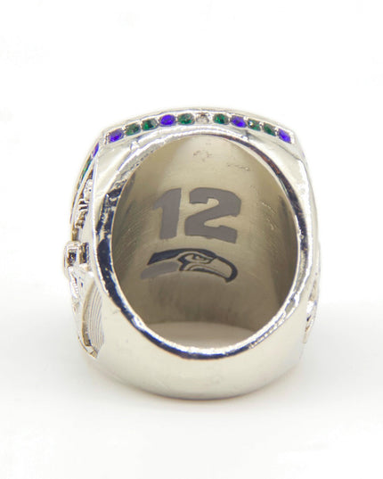New 2025 Seahawks Championship Ring – Super Bowl 60 Fan Replica Ring