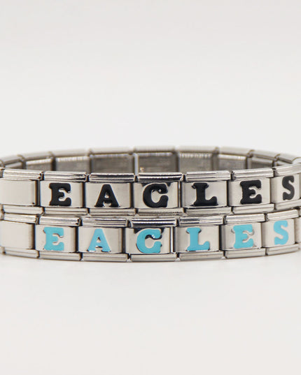 GO BIRDS  Italian Charm Bracelet -Game Day & Special Gift for Eagles Fans