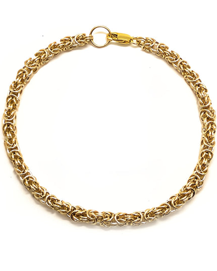 Delicate Byzantine Chainmaille Bracelet in 14K Gold Fill