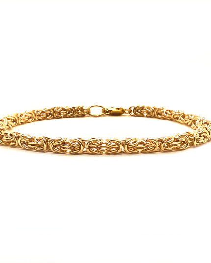 Delicate Byzantine Chainmaille Bracelet in 14K Gold Fill