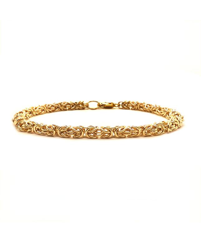Delicate Byzantine Chainmaille Bracelet in 14K Gold Fill