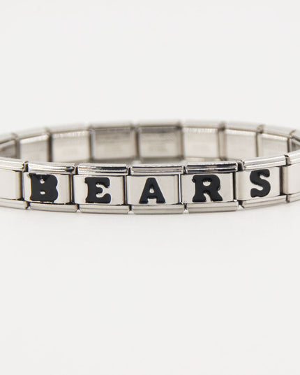Chicago Bears Italian Charm Bracelet – Perfect Valentine’s Day, Holiday & Any Occasion Gift for Fans