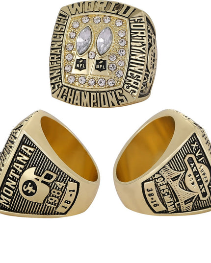 San Francisco 49ers Dynasty Era Ring & Trophy Set – Championship Replica Collector Display
