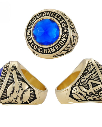 Los Angeles Dodgers World Series Championship Rings Set -Baseball Fan Gift & Memorabilia