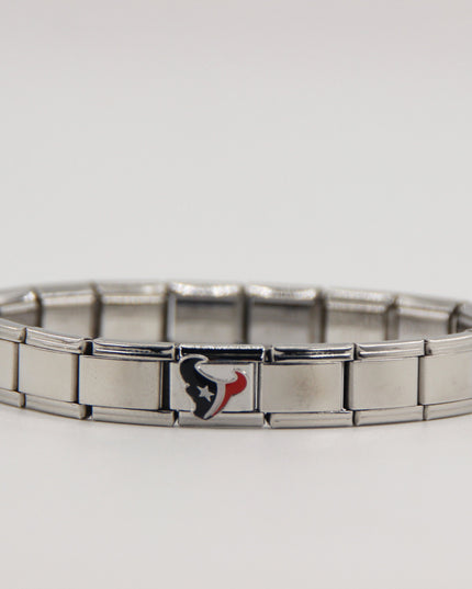 Football Team Logo Italian Charm Bracelet – Custom Gifts for Fans
