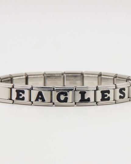 GO BIRDS  Italian Charm Bracelet -Game Day & Special Gift for Eagles Fans
