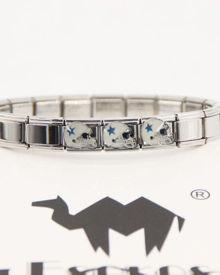 Dallas Cowboys Italian Charm Bracelet – DIY Custom Gift for Fans
