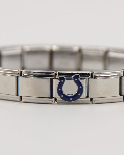 Football Team Logo Italian Charm Bracelet – Custom Gifts for Fans