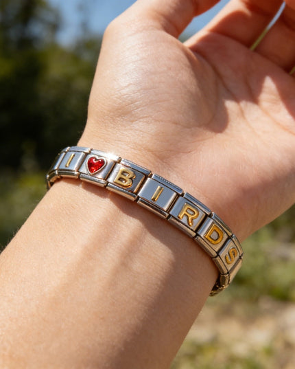 GO BIRDS  Italian Charm Bracelet -Game Day & Special Gift for Eagles Fans