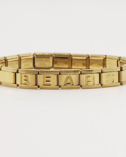 Chicago Bears Italian Charm Bracelet – Perfect Valentine’s Day, Holiday & Any Occasion Gift for Fans