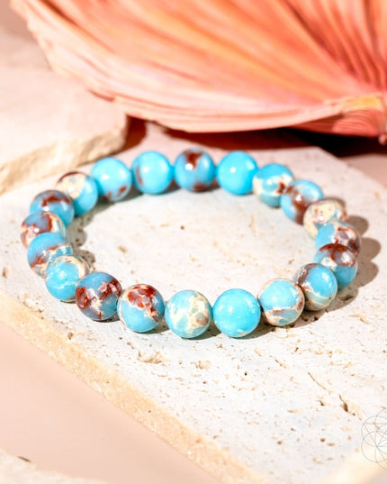Empath’s Shield - Aqua Terra Jasper Bracelet