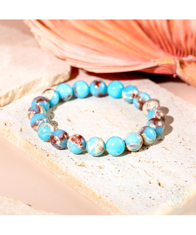 Empath’s Shield - Aqua Terra Jasper Bracelet