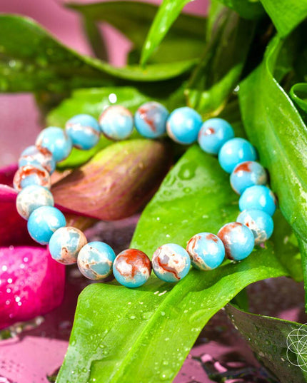 Empath’s Shield - Aqua Terra Jasper Bracelet