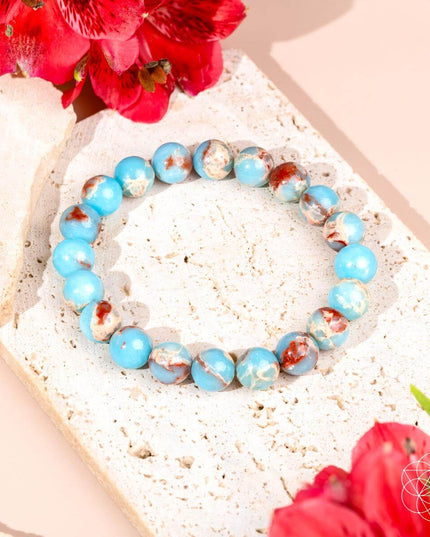 Empath’s Shield - Aqua Terra Jasper Bracelet
