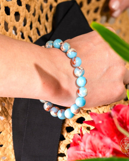Empath’s Shield - Aqua Terra Jasper Bracelet