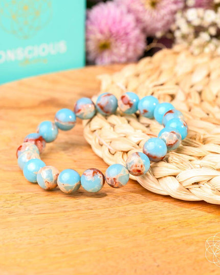 Empath’s Shield - Aqua Terra Jasper Bracelet