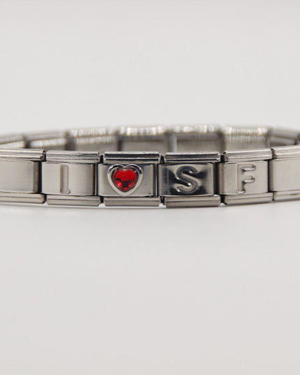 San Francisco 49ers Italian Charm Bracelet – Sports Fan Gift for Holiday, Birthday & Game Day