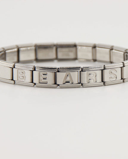 Chicago Bears Italian Charm Bracelet – Perfect Valentine’s Day, Holiday & Any Occasion Gift for Fans