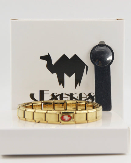 Football Team Logo Italian Charm Bracelet – Custom Gifts for Fans