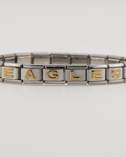 GO BIRDS  Italian Charm Bracelet -Game Day & Special Gift for Eagles Fans