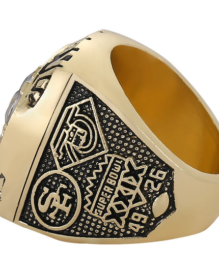San Francisco 49ers Dynasty Era Ring & Trophy Set – Championship Replica Collector Display