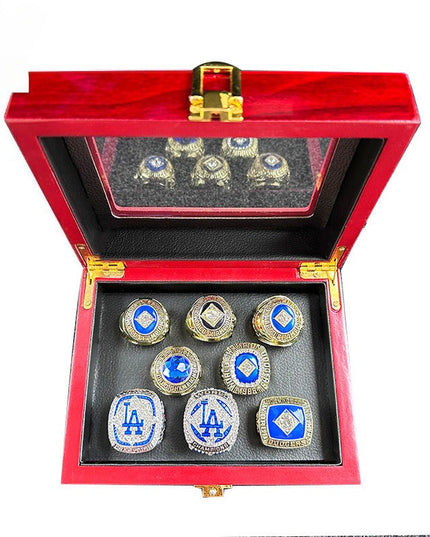 Los Angeles Dodgers World Series Championship Rings Set -Baseball Fan Gift & Memorabilia