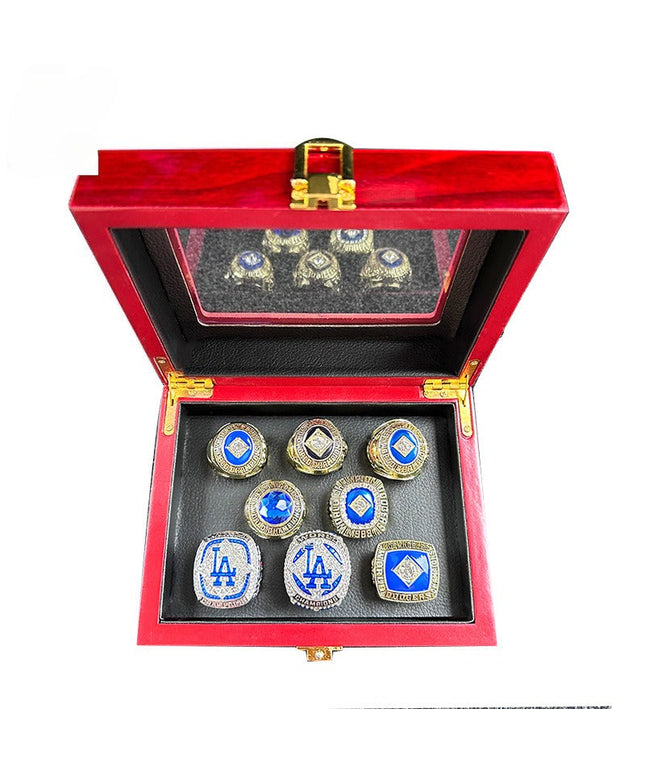 Los Angeles Dodgers World Series Championship Rings Set -Baseball Fan Gift & Memorabilia
