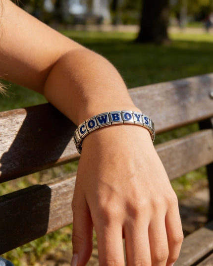 Dallas Cowboys Italian Charm Bracelet – DIY Custom Gift for Fans