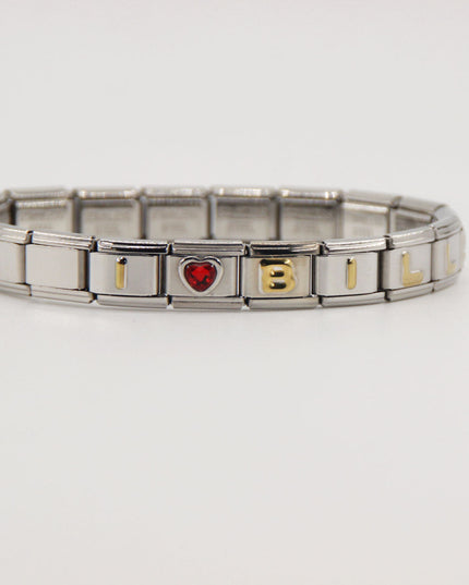 Buffalo Bills Italian Charm Bracelet – Perfect Fan Gift for Birthday, Christmas, Valentine’s Day & Game Day