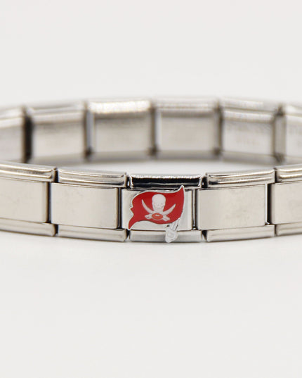 Football Team Logo Italian Charm Bracelet – Custom Gifts for Fans