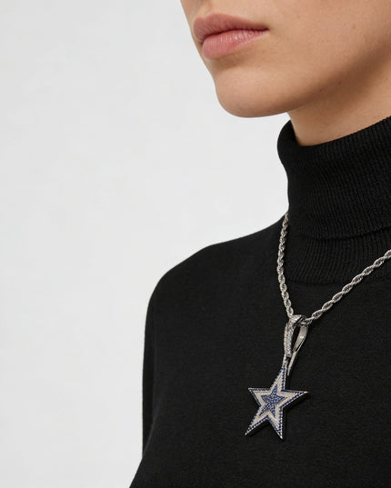 Dallas Cowboys Zircon Star Necklace –   Gift for Game Day, Birthday & Holiday
