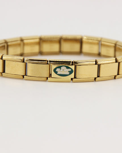 Football Team Logo Italian Charm Bracelet – Custom Gifts for Fans