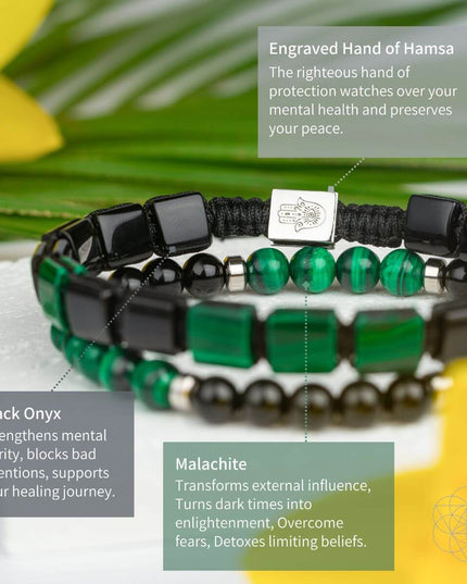 Fortress of Heart & Mind: Bracelet Set for Mental Healing