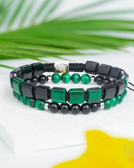 Fortress of Heart & Mind: Bracelet Set for Mental Healing