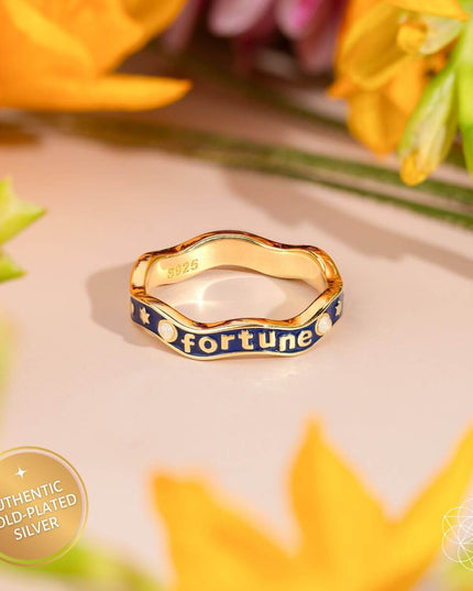 Fortune Magnet - Aquamarine Ring of Prosperity