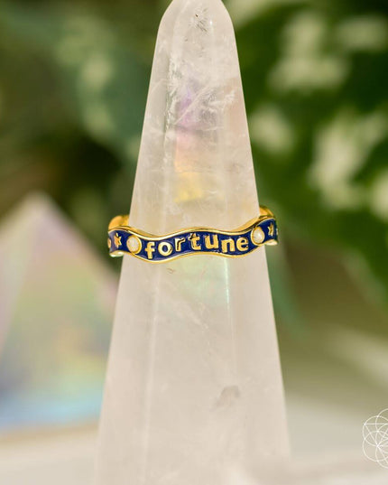 Fortune Magnet - Aquamarine Ring of Prosperity