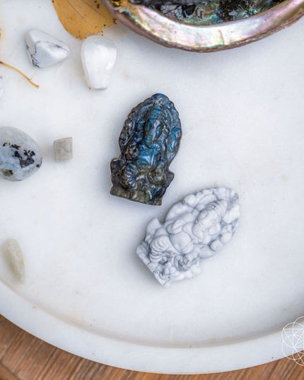 God of Luck: Crystal Ganesh Statue