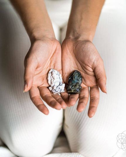God of Luck: Crystal Ganesh Statue