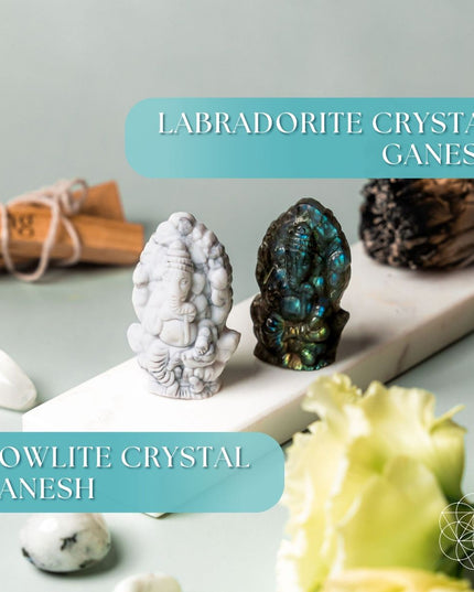 God of Luck: Crystal Ganesh Statue