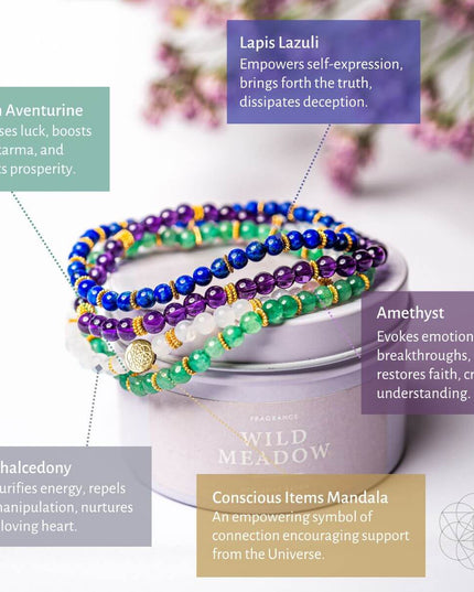 Good Karma Bracelet Set of Luck & Success Pack of 4