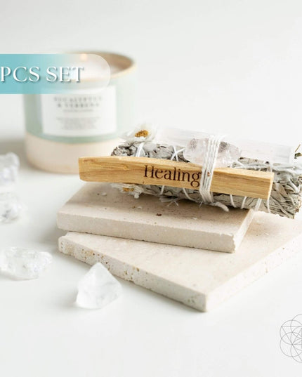 Heal My Heart - Holistic Healing Smudge Kit (5 pieces)