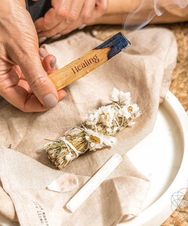 Heal My Heart - Holistic Healing Smudge Kit (5 pieces)