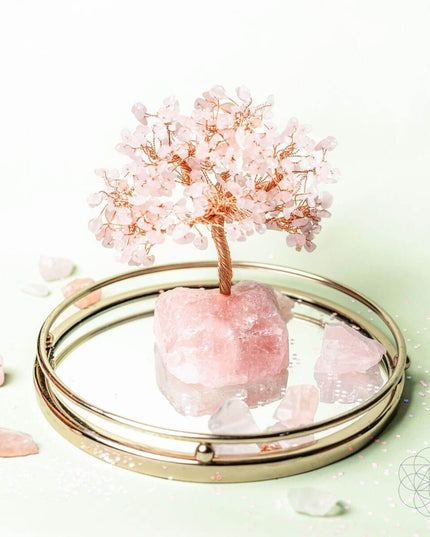 Home Sweet Home - Feng Shui Rose Quartz Tree