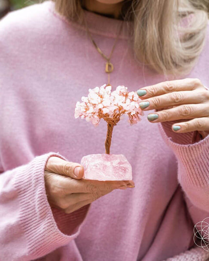 Home Sweet Home - Feng Shui Rose Quartz Tree