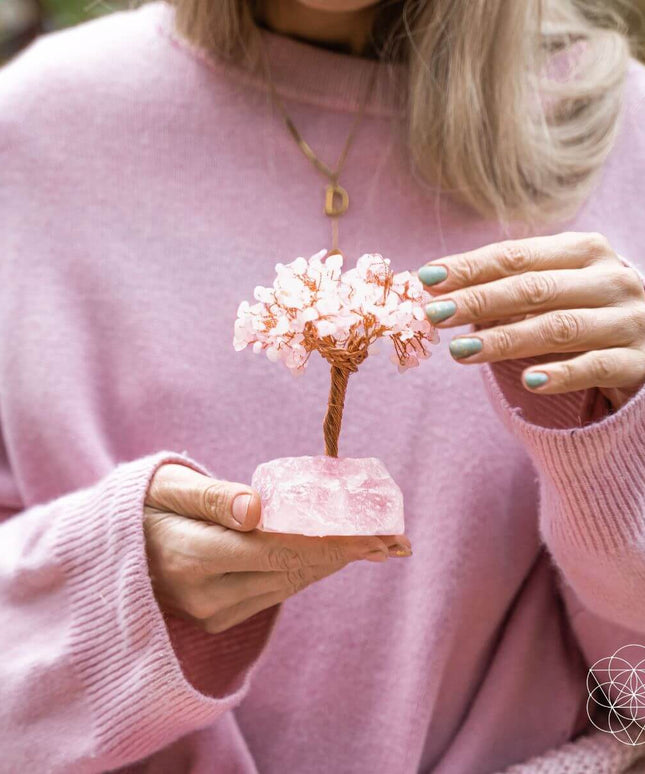 Home Sweet Home - Feng Shui Rose Quartz Tree