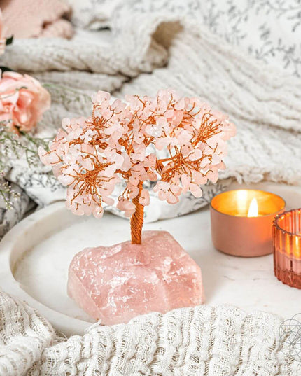 Home Sweet Home - Feng Shui Rose Quartz Tree